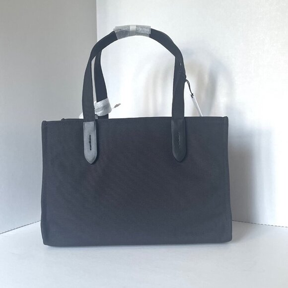 Disney X Coach Tote 30 Mickey Mouse Friends Black CS533 Medium Canvas Leather - Picture 4 of 14